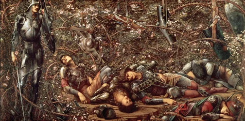 Serien "Törnrosa", 1: Prinsen träder in i törneskogen, 1870-90